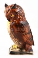 Porcelán bagoly. Jelzett, kézzel festett, hibátlan m: 19 cm