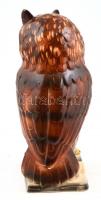 Porcelán bagoly. Jelzett, kézzel festett, hibátlan m: 19 cm