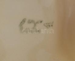 Porcelán bagoly. Jelzett, kézzel festett, hibátlan m: 19 cm