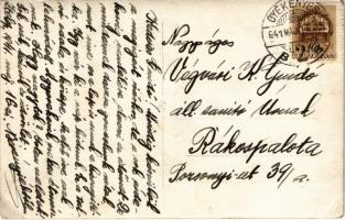 1941 Gyékényes-Zákány. A robbantott Dráva híd helyreállítása / WWII Hungarian military, blown-uő bri...