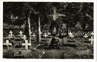 Kőrösmező, Yasinia, Jassinja, Jasina (Máramaros); Vál. hrbitov na Bojkovci / Első világháborús hősi temető a Tatár-hágónál / WWI military heroes cemetery