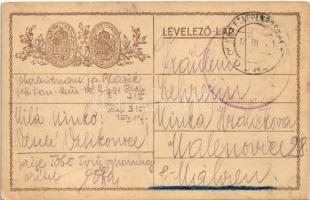 1916 Karácsonyi üdvözlet. Hadsegélyező Hivatal / WWI K.u.K. Christmas greeting Feldpostkarte + &quot...