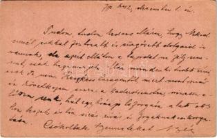 1917 Első világháborús tábori postai levelezőlap IV. Károly király arcképével / WWI K.u.K. military ...