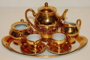 Baba teáskészlet + 2 kerámia + levélnehezék