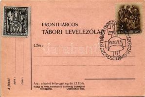 1938 Frontharcos Dísztábor Esztergom 1938. július 3. Frontharcos tábori levelezőlap / WWII Hungarian...