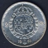 Svédország 1950. 2Kr Ag V.Gusztáv T:2 k