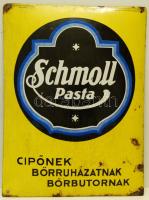 cca 1930 nagyalakú Schmoll fém reklámtábla 50x70cm