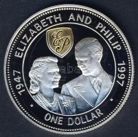 Barbados 1997. 1$ Ag "Aranylakodalom" T:PP