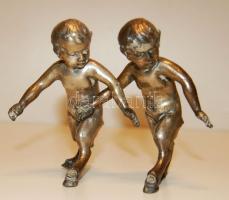 2 db alpakka ördög figura