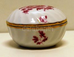 1941 Herendi porcelán kisméretű díszdoboz Apponyi mintás