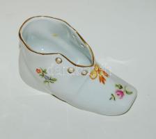 Herendi porcelán Apponyi mintás kiscipő