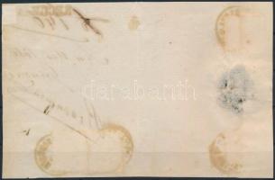 1867 1864 10kr + 1867 3 x 5kr mixed franking on registered overweight cover piece. RRR! 1867 novembe...