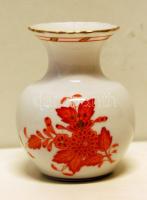 Herendi porcelán  mintás kis váza 7cm magas