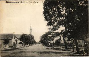 1913 Jászalsószentgyörgy, utca, templom