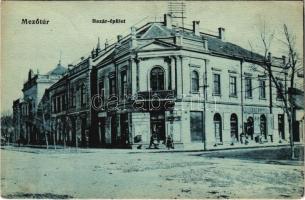 1929 Mezőtúr, Bazár épület, Népbank, Bordács Lajos üzlete (EK)