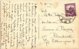 1930 Bp 82-904 oldalkocsis motorkerékpár, defektes kerék javítása. photo