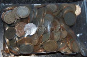 Német Birodalom/Császárság 1870-es évektől 1kg vegyes váltópénz 1Pf, 2Pf, 5Pf, 10Pf, jó hagyaték tétel T:2/3,3,4 (nagyon kevés)