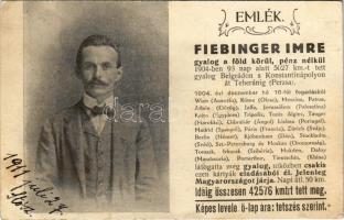 Fiebinger Imre, gyalog a föld körül, pénz nélkül 1904-ben / globetrotter, world traveler