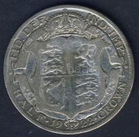 Nagy-Britannia 1922. 1/2Cr Ag V.György T:3/4