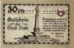 Német Birodalom/Weimari Köztársaság/Suhl 1922. 30Pf (4x) mind klf, teljes sor! T:I