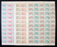1971 Pest - Buda - Óbuda hajtott teljes ívsor (15.000)