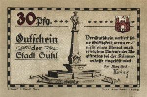 Német Birodalom/Weimari Köztársaság/Suhl 1922. 30Pf (4x) mind klf, teljes sor! T:I