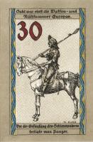 Német Birodalom/Weimari Köztársaság/Suhl 1922. 30Pf (4x) mind klf, teljes sor! T:I