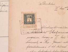 10 db Okirat Budapest városi okmánybélyegekkel illetékelve