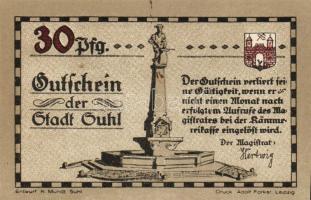 Német Birodalom/Weimari Köztársaság/Suhl 1922. 30Pf (4x) mind klf, teljes sor! T:I