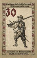 Német Birodalom/Weimari Köztársaság/Suhl 1922. 30Pf (4x) mind klf, teljes sor! T:I