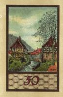 Német Birodalom/Weimari Köztársaság/Suhl 1922. 50Pf (4x) mind klf, teljes sor! T:I