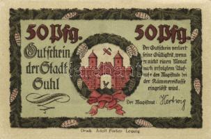 Német Birodalom/Weimari Köztársaság/Suhl 1922. 50Pf (4x) mind klf, teljes sor! T:I