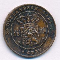 Holland Kelet-India 1856. 1c Cu T:2 Netherland East Indies 1856. 1 Cent Cu C:XF Krause KM#307