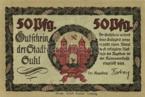 Német Birodalom/Weimari Köztársaság/Suhl 1922. 50Pf (4x) mind klf, teljes sor! T:I