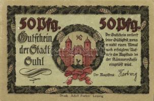 Német Birodalom/Weimari Köztársaság/Suhl 1922. 50Pf (4x) mind klf, teljes sor! T:I