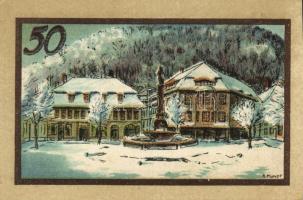 Német Birodalom/Weimari Köztársaság/Suhl 1922. 50Pf (4x) mind klf, teljes sor! T:I