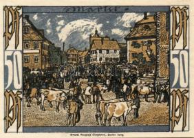 Német Birodalom/Weimari Köztársaság/Oberlind 1921. 50Pf (4x) mind klf, teljes sor! T:I