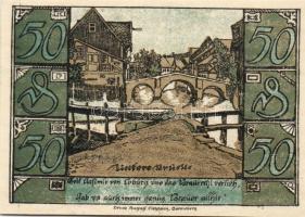 Német Birodalom/Weimari Köztársaság/Oberlind 1921. 50Pf (4x) mind klf, teljes sor! T:I