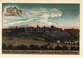 Német Birodalom/Weimari Köztársaság/Orlamünde 1921. 25Pf, 50Pf (6x), mind klf, teljes sor! T:I