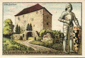 Német Birodalom/Weimari Köztársaság/Orlamünde 1921. 25Pf, 50Pf (6x), mind klf, teljes sor! T:I