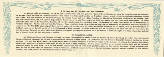 Német Birodalom/Weimari Köztársaság/Orlamünde 1921. 25Pf, 50Pf (6x), mind klf, teljes sor! T:I