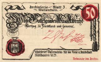 Német Birodalom/Weimari Köztársaság/Mühlhausen 1921. 50Pf (5x) mind klf, teljes sor! T:I