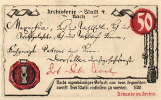 Német Birodalom/Weimari Köztársaság/Mühlhausen 1921. 50Pf (5x) mind klf, teljes sor! T:I