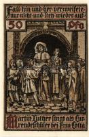 Német Birodalom/Weimari Köztársaság/Eisenach 1921. 50Pf (6x) mind klf, teljes sor! T:I