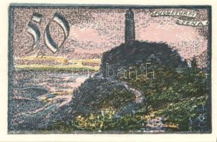 Német Birodalom/Weimari Köztársaság/Jena 1921. 10Pf, 25Pf, 50Pf (3x), 75Pf (3x), 8klf db, teljes sor...