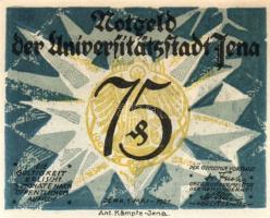 Német Birodalom/Weimari Köztársaság/Jena 1921. 10Pf, 25Pf, 50Pf (3x), 75Pf (3x), 8klf db, teljes sor...