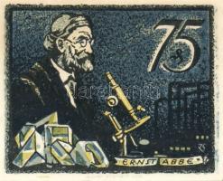 Német Birodalom/Weimari Köztársaság/Jena 1921. 10Pf, 25Pf, 50Pf (3x), 75Pf (3x), 8klf db, teljes sor...