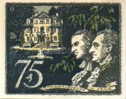 Német Birodalom/Weimari Köztársaság/Jena 1921. 10Pf, 25Pf, 50Pf (3x), 75Pf (3x), 8klf db, teljes sor...