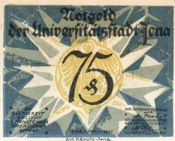 Német Birodalom/Weimari Köztársaság/Jena 1921. 10Pf, 25Pf, 50Pf (3x), 75Pf (3x), 8klf db, teljes sor...