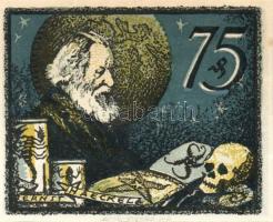 Német Birodalom/Weimari Köztársaság/Jena 1921. 10Pf, 25Pf, 50Pf (3x), 75Pf (3x), 8klf db, teljes sor...